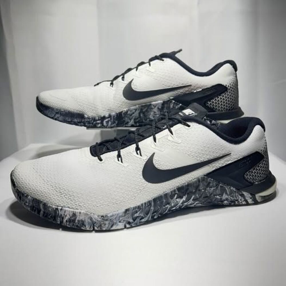 Nike Metcon 4 XD White Black Marble Training Shoes Size 10.5 - Picture 2 of 10